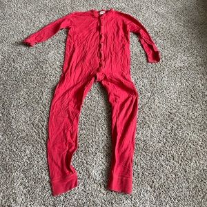 Youth XL (18) LL Bean red Union suit long underwear